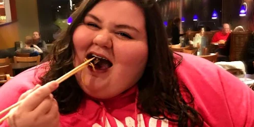 Rosie Jean, una dintre cele care au practicat „feederismul” Foto Instagram quirkyloverosee jpg