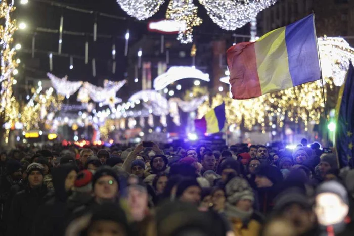 Marş Piata Victoriei -Universitate - 22 decembrie 2018. FOTO Inquam Photos/Octav Ganea