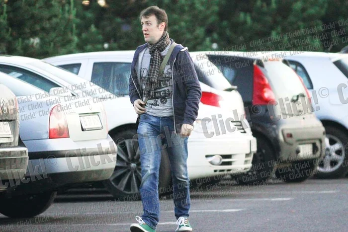 La peste 20 de grade,  Călin era îmbăcat  cu un hanorac gros... (Fotografii: CAPS)