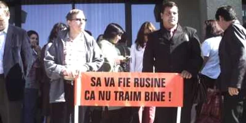 Bugetarii sunt nemulţumiţi de subfinanţarea sistemului bugetar şi diminuarea veniturilor salariale