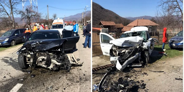 Carambol cu cinci maşini pe un drum paralel cu DN 7 în Vâlcea lângă Călimăneşti soldat cu patru victime Foto Adevărul