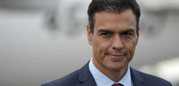 Premierul Spaniei Pedro Sanchez e încrezător în planul de vaccinare                            FOTO: EPA EFE