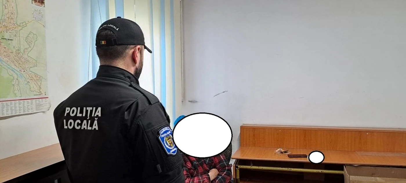 Nemțeanul s-a ales cu dosar penal FOTO Poliția Locală