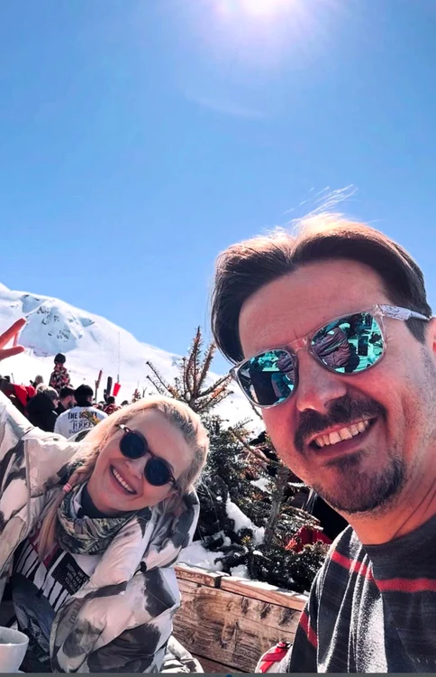 Mihai și Elwira s-au relaxat în Alpii Francezi