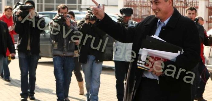 Cioacă a fost prezent, azi, la Judecătorie Foto.arhivă
