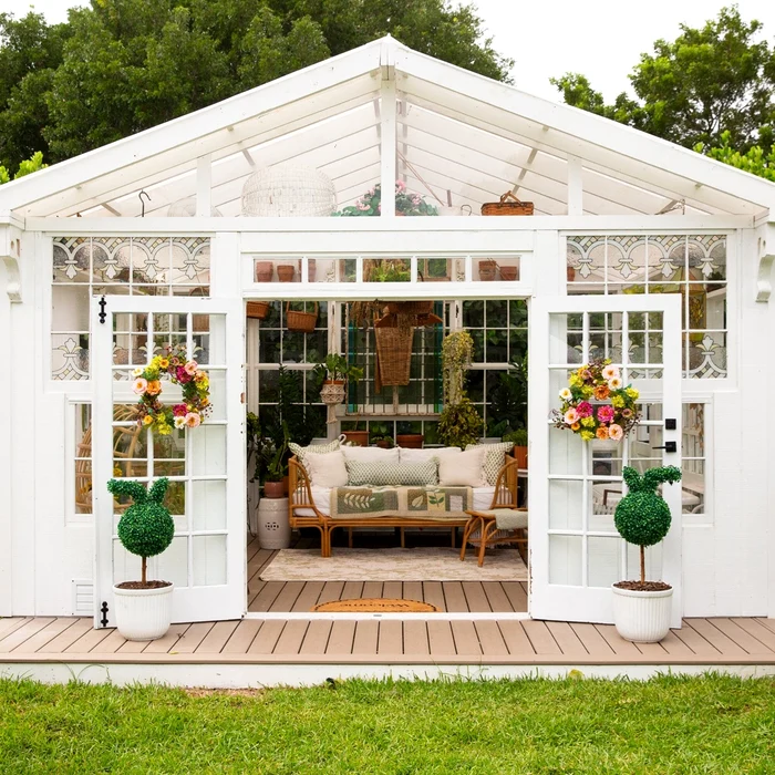 Decor exterior pentru Paște și 1 Mai, valabil în tot sezonul cald Foto Nearly Natural jpg