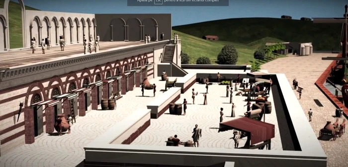 Portul Tomis - reconstrucție 3 D