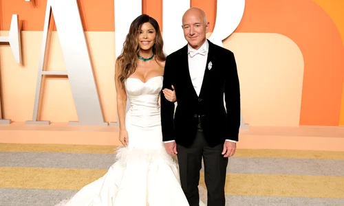 Lauren Sánchez și Jeff Bezos la petrecerea Oscarurilor  Vanity Fair, GettyImages (1) jpg