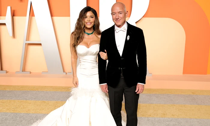Lauren Sánchez și Jeff Bezos la petrecerea Oscarurilor  Vanity Fair, GettyImages (1) jpg