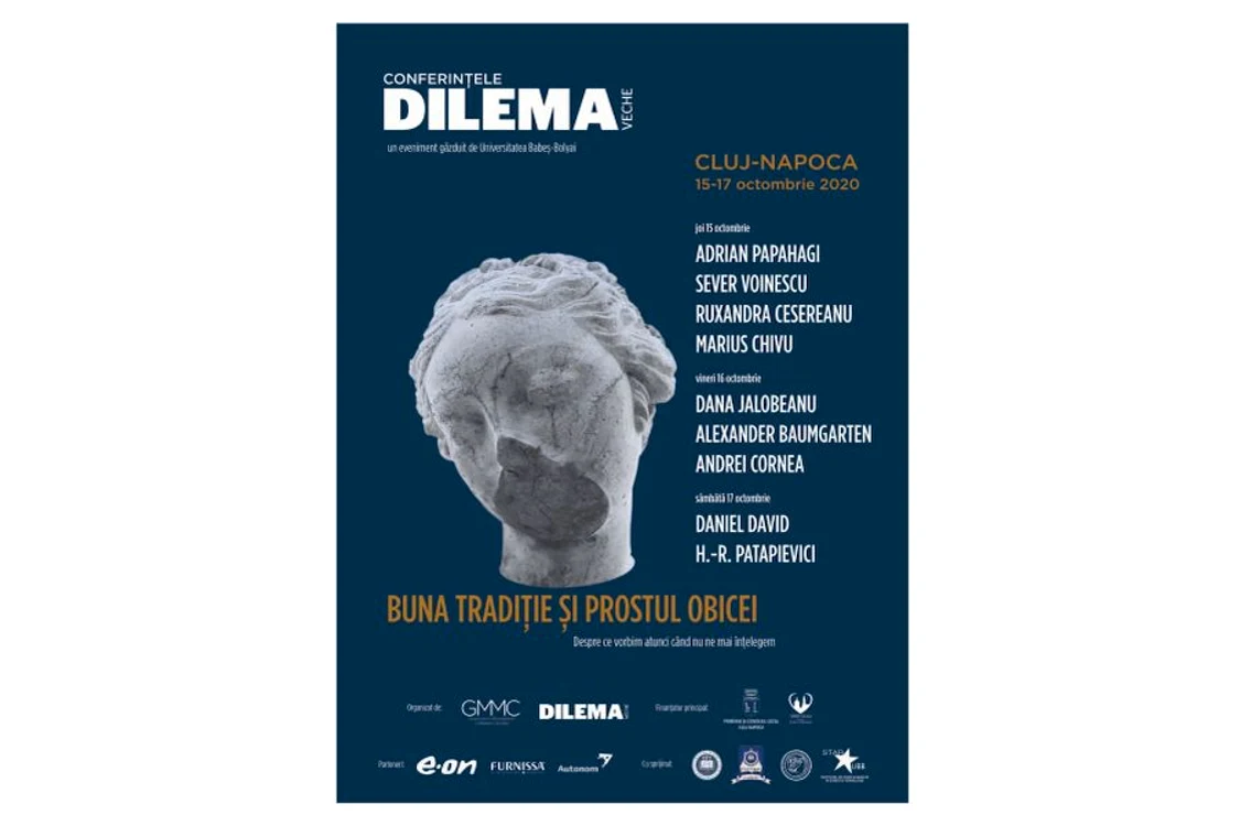 Despre buna tradiție și prostul obicei Conferințele Dilema veche, Cluj Napoca, 15 17 oct 2020 jpeg