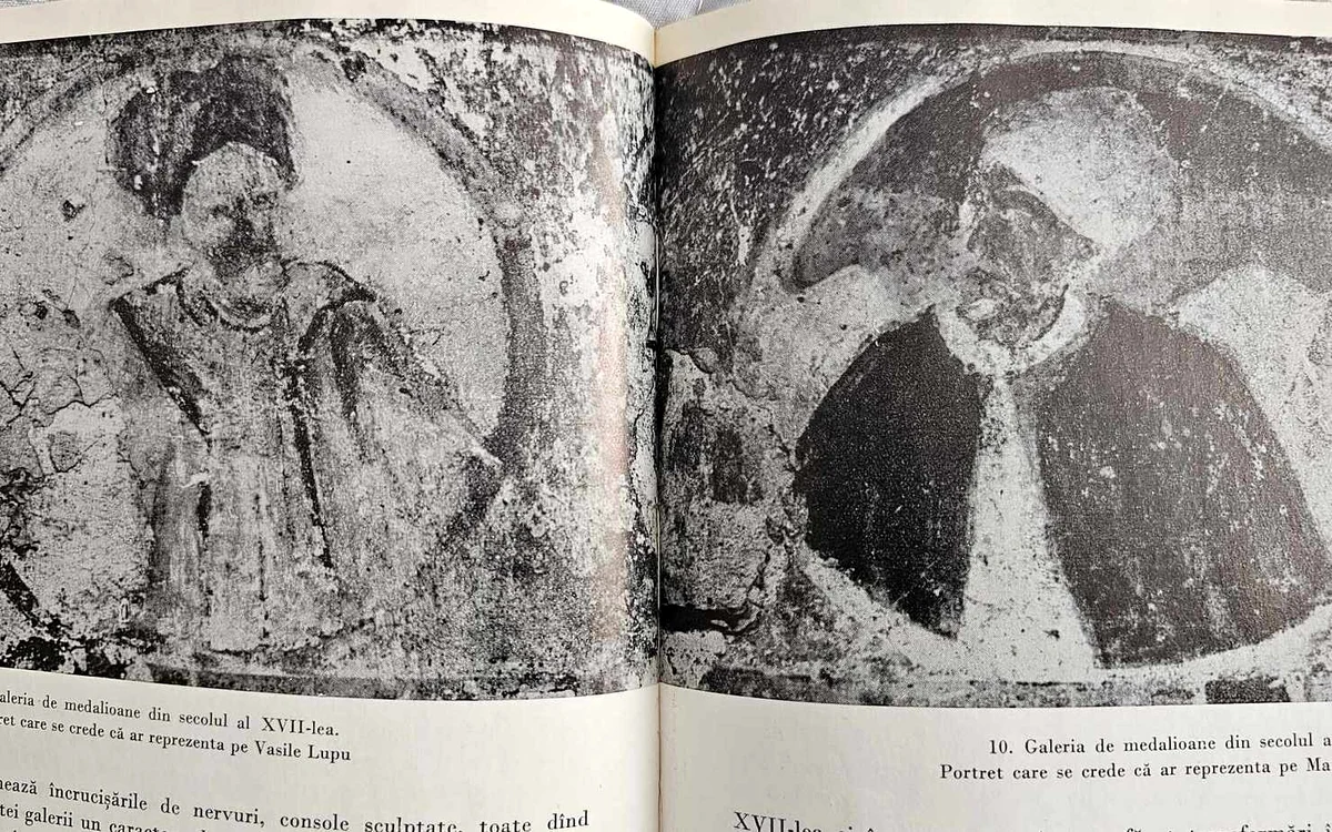 Frescele pe care unii istorici i-au identificat pe voievozi. Sursa: O. Velescu, 1961