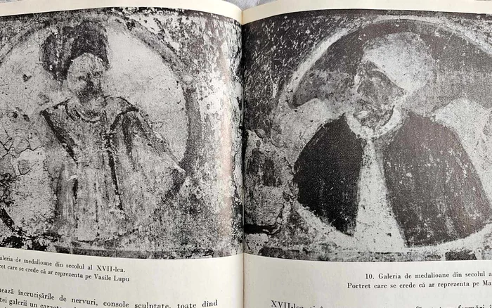 Frescele pe care unii istorici i-au identificat pe voievozi. Sursa: O. Velescu, 1961