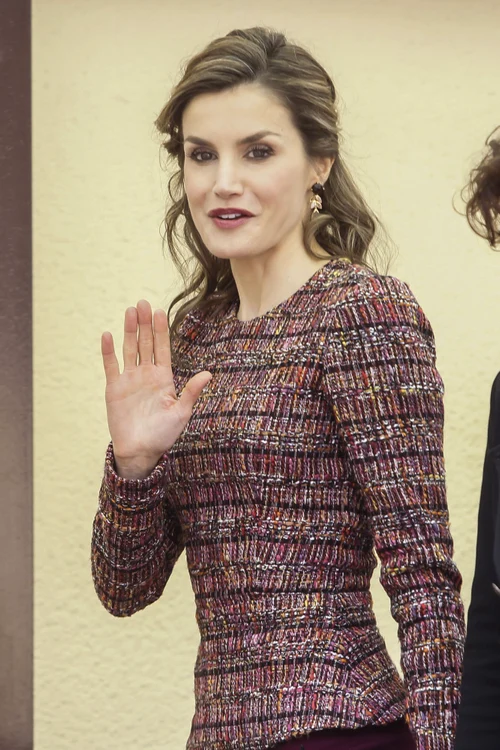 Queen Letizia Attends A Work Meeting   Madrid jpeg