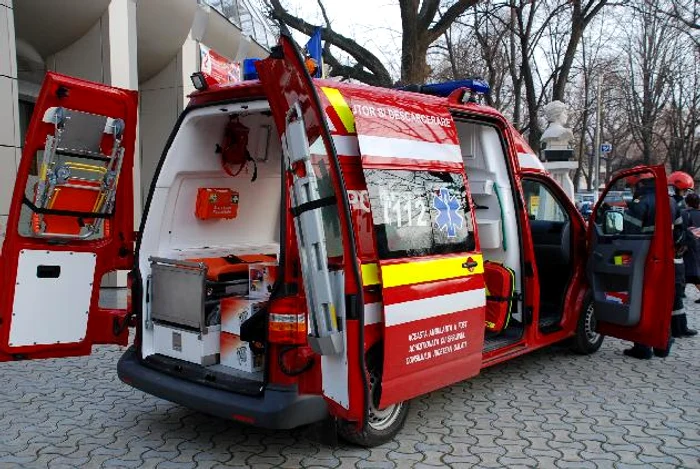 Tânăra a fost transportată la UPU Bistriţa. FOTO: Arhivă