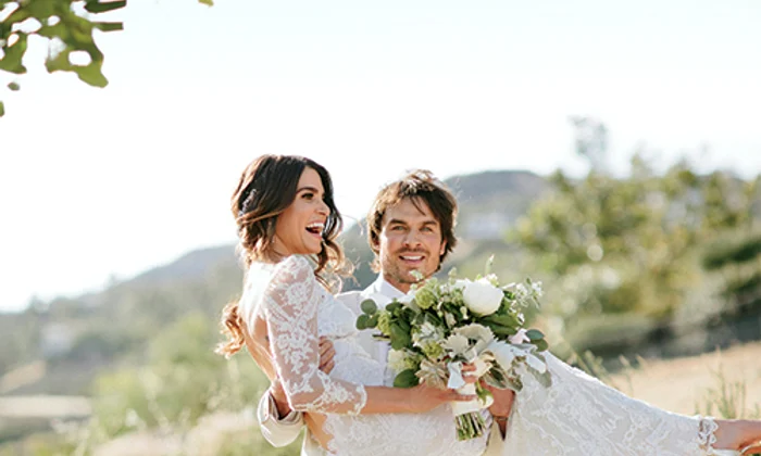 nikki reed ian somerhalder wedding photos couple 04 jpeg