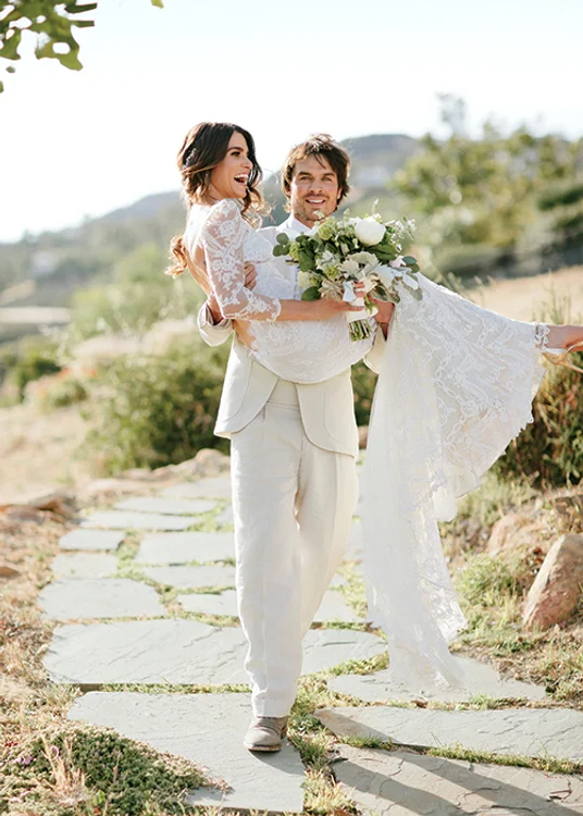 nikki reed ian somerhalder wedding photos couple 04 jpeg