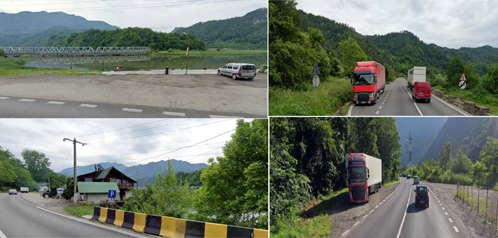 Parcări și refugii publice pe Valea Oltului în Vâlcea Foto Colaj