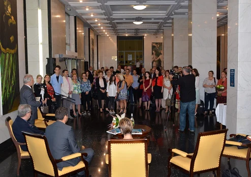 Lansarea manualului şcolar „Istoria Monarhiei din România” foto Laurenţiu Bădicioiu MNAR 19 septembrie 2017 2 jpeg