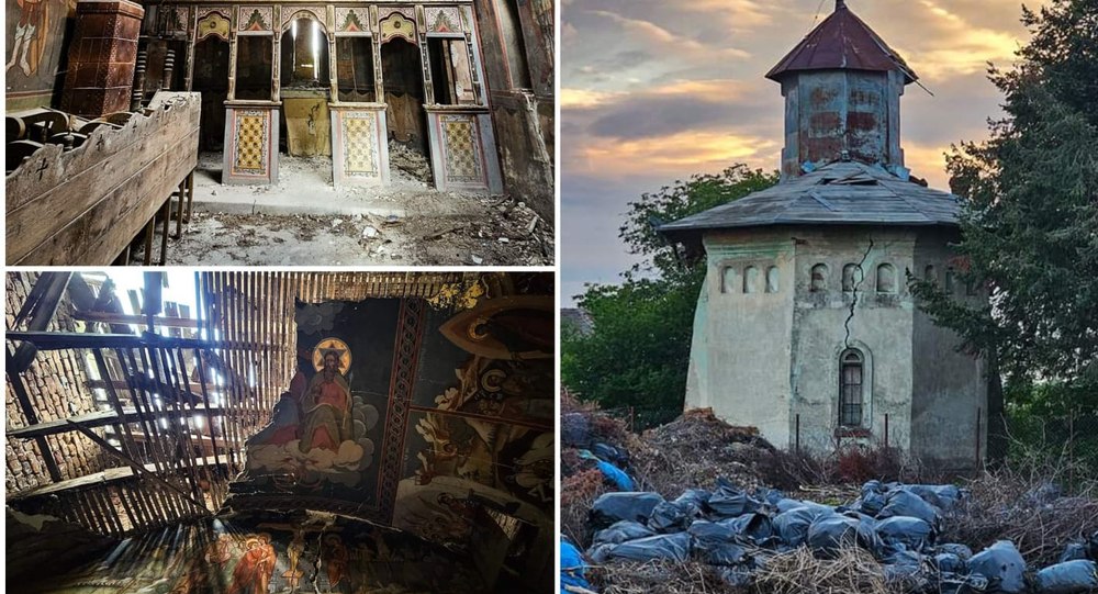 Soarta tristă a Schitului Moara Vlăsiei de la Snagov. Biserica lăsată în paragină va fi demolată: „Curge apă prin acoperiș” VIDEO