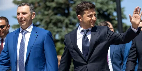 Serhii Sefir si Volodimir Zelenski FOTO EPA-EFE