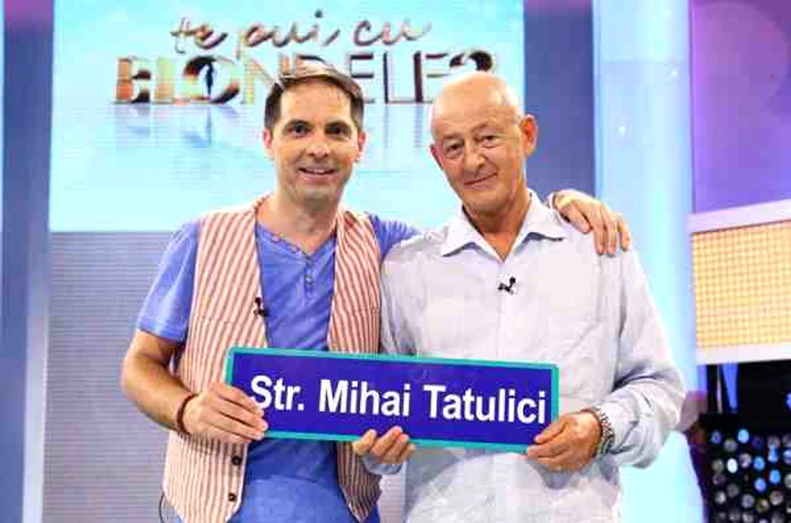 Mihai Tatulici a fost invitat în emisiunea "Te pui cu blondele" de la Antena 1Foto: Antena 1