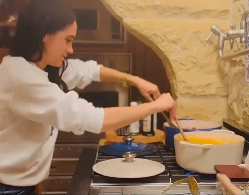Meghan în bucătărie, Instagram jpg
