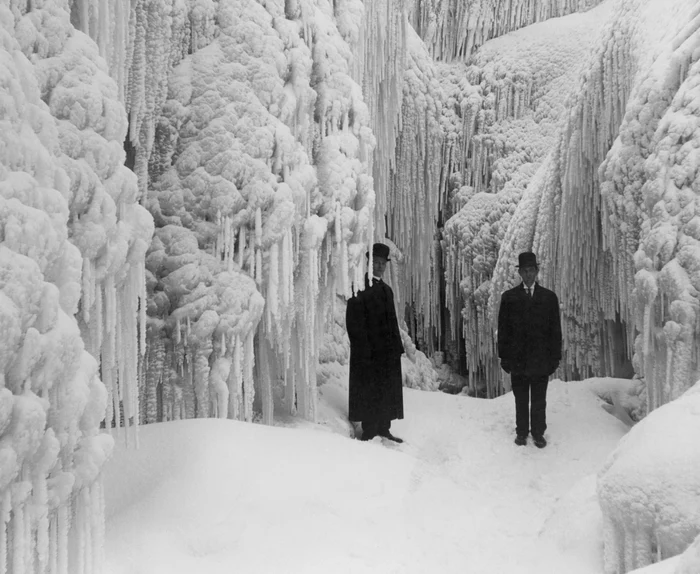 Îngheț la Cascada Niagara. FOTO: Getty Images