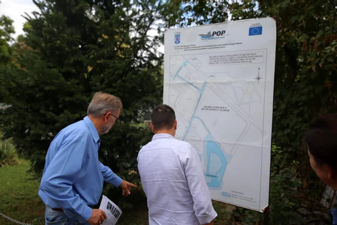 Evaluare la faţa locului prinvd proiectele administraţiei călărăşene FOTO Facebook/CJC