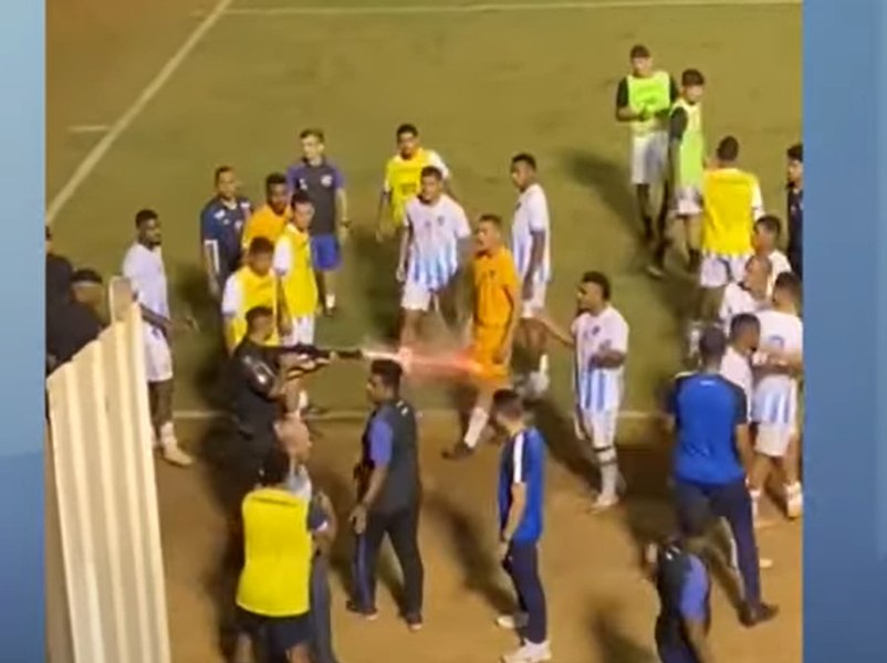 Un polițist din Brazilia l-a împușcat cu glonț de cauciuc pe portarul lui Grêmio Anápolis: „O faptă oribilă și criminală VIDEO 