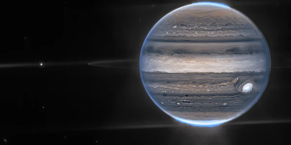 imagine a planetei Jupiter realizată de telescopul spaţial James Webb Foto: NASA