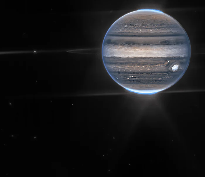 Imagine a planetei Jupiter realizată de telescopul spaţial James Webb Foto: NASA