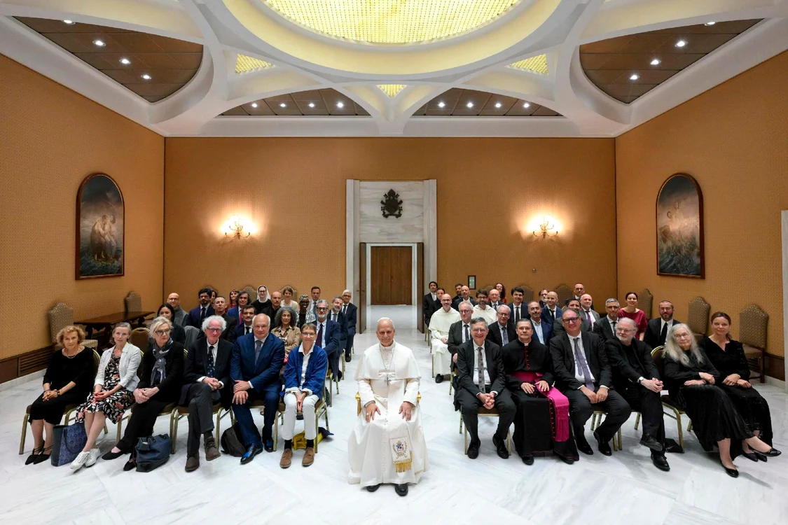 Papa Leon, întâlnire cu scriitori din toată lumea FOTO X / Vatican News