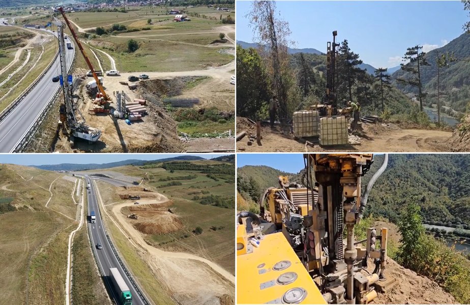 A demarat execuția celui mai dificil lot al Autostrăzii Sibiu - Pitești cu lucrări pentru Viaductul Boița
