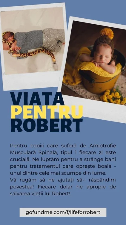 
    Familia Grabazei are nevoie de ajutor pentru salvarea mezinului RobertFoto: arhivă personală  
