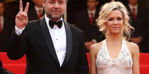 Russell Crowe şi Danielle Spencer 