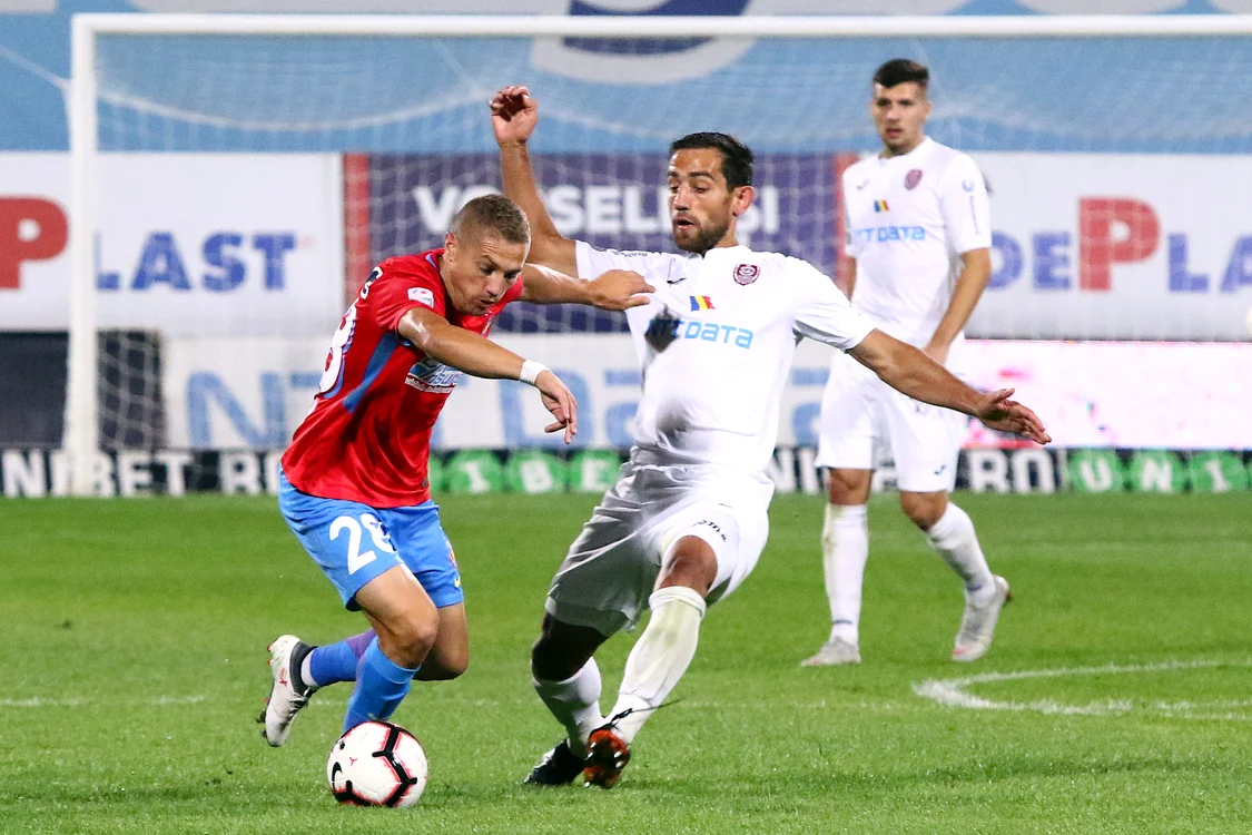 
    În această sâmbătă avem pe Arena Naţională partida dintre FCSB şi CFR Cluj, două echipe care au încheiat la egalitate ultimele şase partide directeFOTO: Sportpictures.eu  