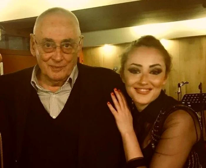 Horia Moculescu, alături de fiica lui, Nidia FOTO arhivă