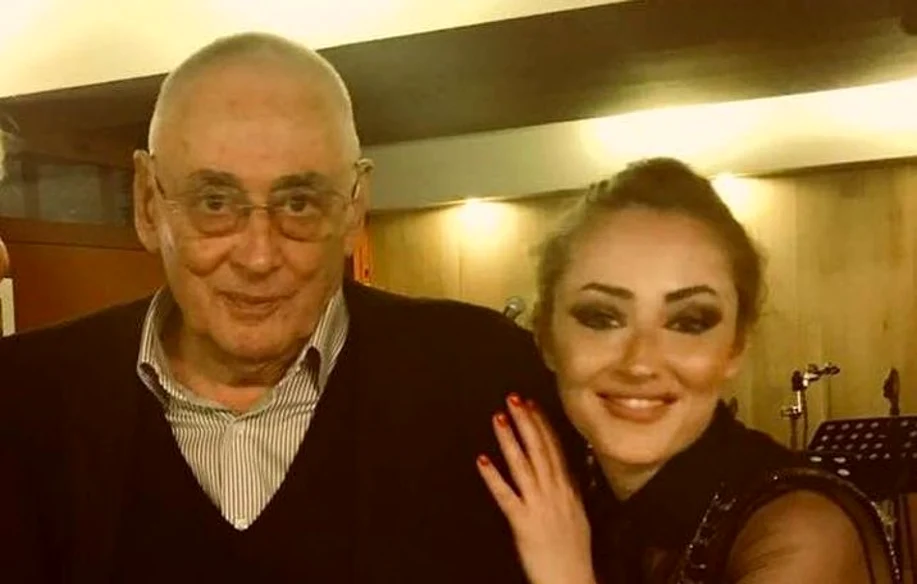 Horia Moculescu, alături de fiica lui, Nidia FOTO arhivă