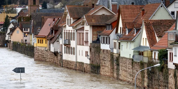 Inundatii Hirschhorn langa Heidelberg EPA