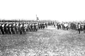 Soldați români la intrarea în Primul Război Mondial (sursa: Gogu Negulesco, Rumania's sacrifice, New York Century Co, 1918)