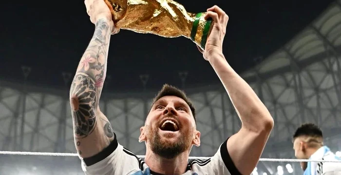 Lionel Messi a făcut Argentina campionaă mondială. Foto EPA EFE