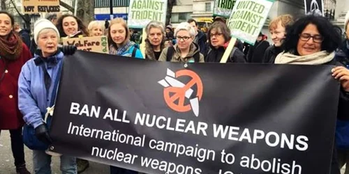 Manifestatie impotriva armelor nucleare FOTO icanw.org