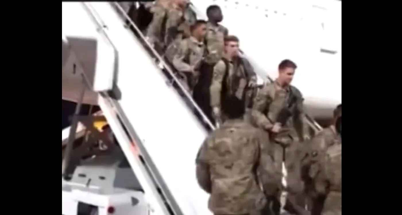 Momentul în care militari americani debarcă la Constanța FOTO Captură video