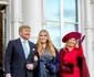 Regele Willem Alexander, Prințesa Amalia și Regina Maxima a Olandei în 2021. FOTO: Profimedia