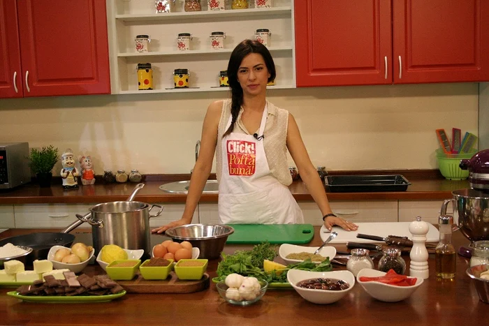 
    Diana Bart prezintă emisiunea „Click! Poftă bună!” în fiecare sâmbătă, la Prima TV, de la 11.20foto: Click!  