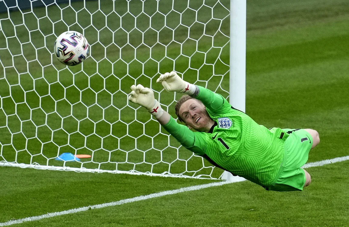 
    Jordan Pickford a „închis” poarta AnglieiFoto: EPA-EFE  