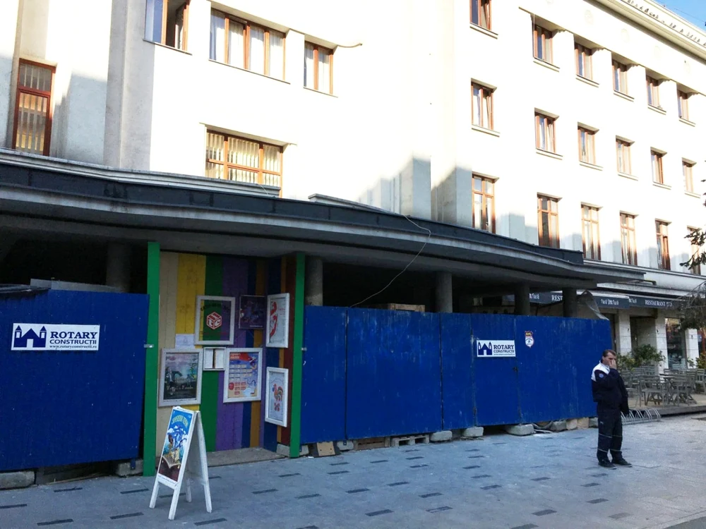 Clădirea Teatrului Ion Creangă a fost construită în anul 1935, are aproximativ 2800 mp Foto: Facebook/ Nicuşor Dan