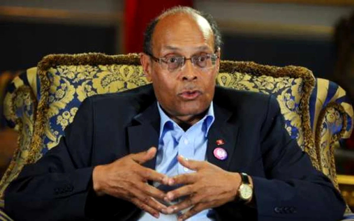Mnef Marzouki, preşedintele Tunisiei FOTO AFP