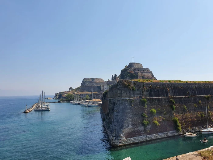 Portul vechi din Kerkyra. FOTO Cistina Stancu