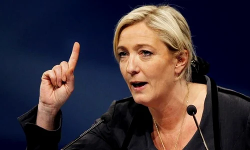 Marine Le  Pen şi pericolul surpării Uniunii Europene jpeg